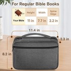 Bible Cover Carrying Book Case Church Bag Bible Protective W  Handle And Pocket