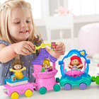 Fisher-price Little People Disney Princess Parade 16pc Set 8 Figures Vehicles