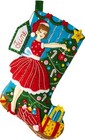Diy Vintage Christmas Tree Decorating Old Fashioned Felt Stocking Kit