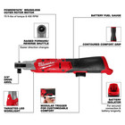 Milwaukee Tool M12 Fuel 3 8 Inch Ratchet
