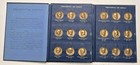 Vintage Presidential Art Medals Bronze Set 36 Coins - 2 Whitman Albums - Full