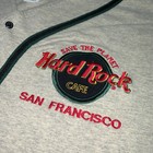 Vintage Hard Rock Cafe Shirt Size Xl Gray San Francisco Baseball Jersey 1990s 