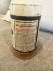 Antique Edison Gold Moulded Cylinder Record W Original Canister Untested