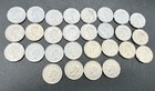 Lot Of 28 1944 1945 1947 Canada Canadian Nickels Five Cents
