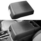 Center Console Cover For Ford F150 Accessories 2015-2020 Carbon Fiber Texture