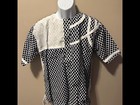 African Men s Shirt Black N White Small medium Size Taylor Handmade -  39 99