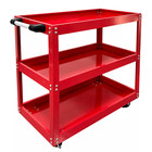 3-tier Rolling Tool Cart Mechanic Tool Cart With Lockable Wheels 440lb Capacity