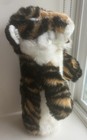 Folkmanis Tiger Stage Hand Puppet 13  Plush Stuffed Animal Toy Theater Rare 