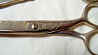 2 Pair Vintage Sewing craft Scissors Small Wiss   Italy