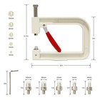 Pearl Setting Machine  Pearl Hand Press Tools With White Pearl Beads  Rivet S   