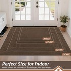 Indoor Door Mat Non Slip Absorbent Entryway Rug Washable Low Profile Floor Mat
