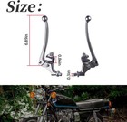 Left Right Brake Lever Perch Set For Yamaha Ytm 200 225 yfm 200 225 250 yfb 250