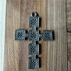 Antique Ethiopian Coptic Christian Church Cross Pendant 2 25 Inch African Amulet