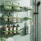 Rustproof   Waterproof Shower Caddy 6-pack  No Drilling Adhesive Shelv