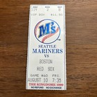 8 10 1990 Red Sox   Seattle Mariners Ticket Stub Randy Johnson Career Win 20 10k