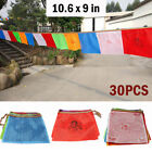 Tibetan Buddhist Prayer Flags Outdoor Meditation Traditional 11x9 Inches 30pcs