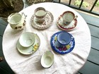 Vintage United Nations Souvenir Small Kent Bone China Cup And Saucer