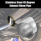 1 Pcs Od 5 Inch 45 Degree Mandrel Bend Elbow Ss304 Stainless Steel Bend Tube Exh