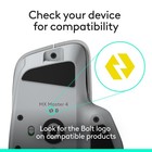 Logitech Logi Bolt Usb-c Receiver 956-000156 For Wireless Keyboards Mice