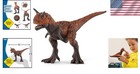 Explore The Jurassic With A Realistic Movable Jaw Carnotaurus Toy - 8 7 Inch