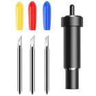 4pc set Deep Cut Blade 30 45 60   Replacement W housing Holder For Cricut Explore