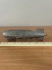   set Of 2   Graf Zeppelin Cast Iron Toy Banks - 6 5  Long Airship - Rare  