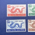 1952 South Vietnam Mh Stamps  c5-8 Dragons Wandering Souls Day