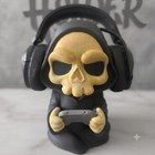 Grim Reaper Headset Stand     3d Printed Gamer Desk Decor  Controller Mount