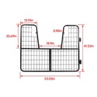 Heavy Duty Steel Horse Stall Gate 52  Wide Stall Fence Guard For Farm Farm