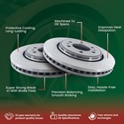 4wd Front Rear Brake Rotors Brake Pad For 2013-2022 Ford F-250 F-350 Super Duty 