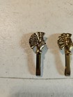 Vintage Art Deco Fan Style Hair Clip Barrettes  2   Matching Pair