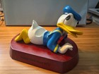 Donald Duck Pocketwatch Limited Edition W  Wooden Statue Holder