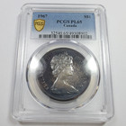 1967 Pcgs Pl65 Proof Like - Canada Toned Silver Dollar  1 Coin  59721a
