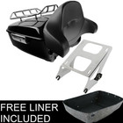 King Trunk Rack Backrest Mount Fit For Harley Street Road Glide King 2014-26 Us