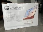 Hp Pavilion 27xw 27  Led Backlit Monitor - Silver white - Excellent Condition