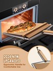 Sliding Pizza Peel metal Non Stick Pizza Peel Slider 12 Inch With Wood Detachabl