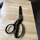 Vintage Wiss No  29 Inlaid Sewing Scissors Heavy Duty 9   Shears - Made In Usa