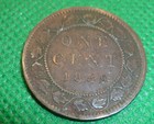 1859  Canadian  Queen Victoria Large Cent  f11  Canada