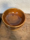 Set Of 4 Vintage Amberware Mccoy Small Cereal  Icecream Nesting Bowls