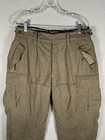 Vintage Military Pants Men   s 33 Green Heavy Wool Muermann German Army Cargothick