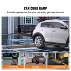 2 Pack Driveway Ramp 48 1 x16 x2 6  Curb Rubber Threshold Ramp 15t Load
