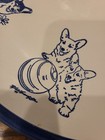 Corgi Louisville Stoneware Corgi Dogs Signed Platter 6 Corgis Imperfections 13  
