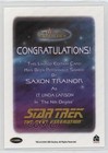 2017 Women Of Star Trek 50th Anniversary Saxon Trainor Lt Linda Larson Auto 02ws