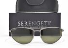Serengeti Masten 5790 Sunglasses Silver Photochromic Polarized Green Glass Lens