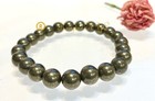 Wholesale 6 Pcs Natural Pyrite 8mm 7 5    Crystal Healing Stretch Bracelet