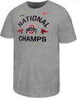 New Nike Ohio State Buckeyes T-shirt Cfp 2024 National Champions Champs Adult L