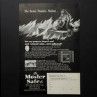 Mosler Safe Fire  Safe Fire Protection Vault Security Business 1949 Vtg Print Ad