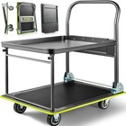 Heavy Duty Push Cart Dolly 700 Lbs Foldable Platform Hand Truck