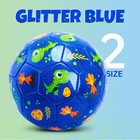 Toddler Soccer Ball Size 2 Cartoon Dinosaur Blue Ball For Kids 2 3 4 5 With P   