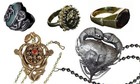Master Replicas Pirates Of The Caribbean Ring  Jewelry Lot Of 5 Barbossa Sparrow